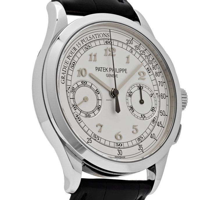 Patek Philippe Chronograph 5170g-001 White Gold White Dial