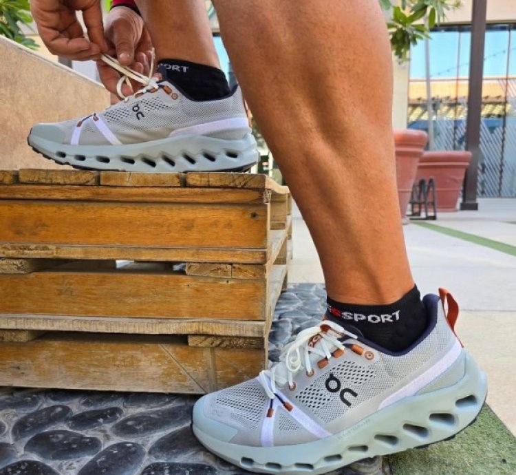 On Cloud Surfer Trail Aloe Mineral Sneakers