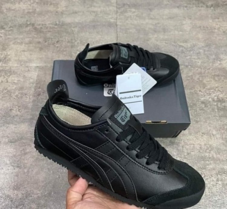 Onitsuk A Tiger Mexico 66 All Black Sneakers