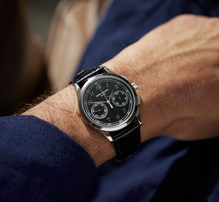 Patek Philippe Chronograph 5170g-010 Black Dial 2017 White Gold Unpolished Full Set