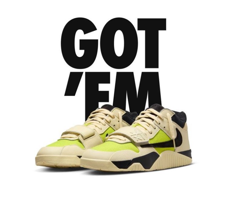 Travis Scott Jordan Jumpman Jack Tr Bright Cactus - Size 10