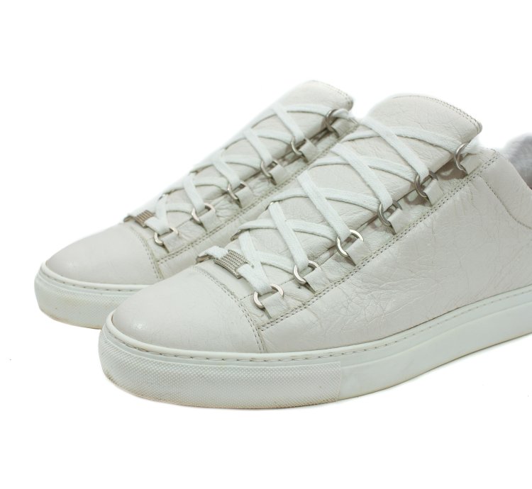 646 Balenciaga Arena Low White Extra Blanc 483494 Us10