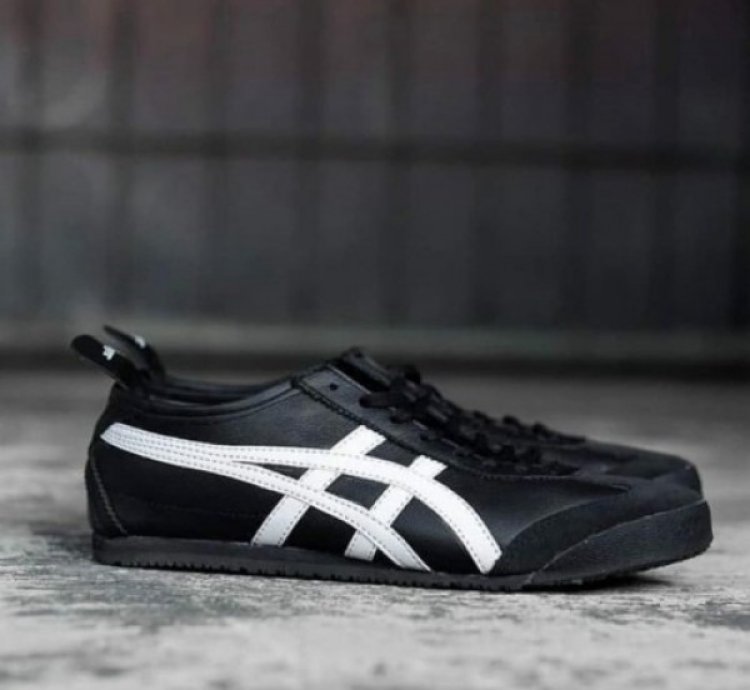 Onitsuka Tiger Mexico 66 Black White Sneakers