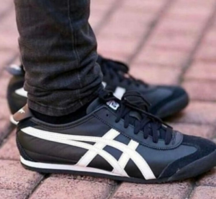 Onitsuka Tiger Mexico 66 Black White Sneakers