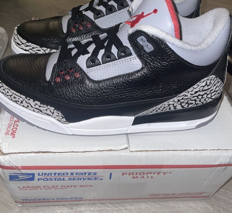 Ds 2011 Air Jordan 3 Black Cement