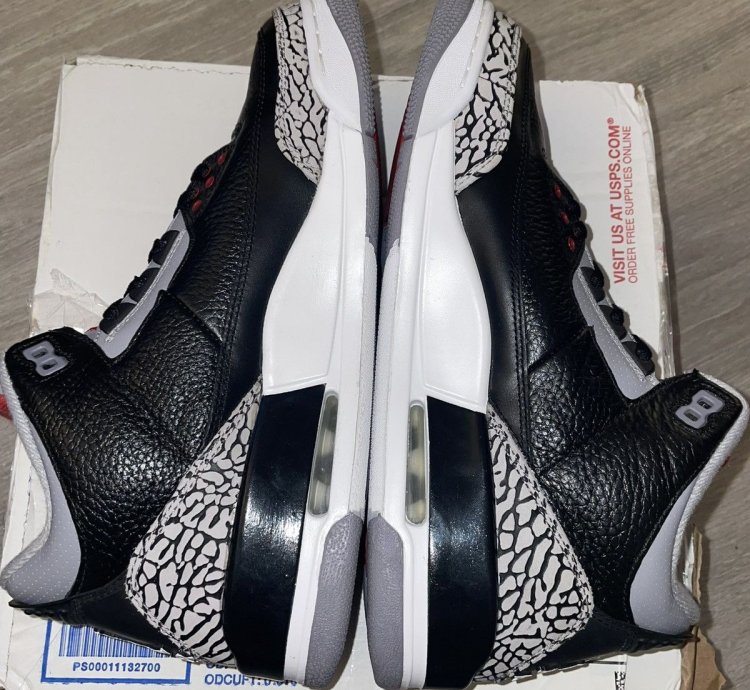 Ds 2011 Air Jordan 3 Black Cement