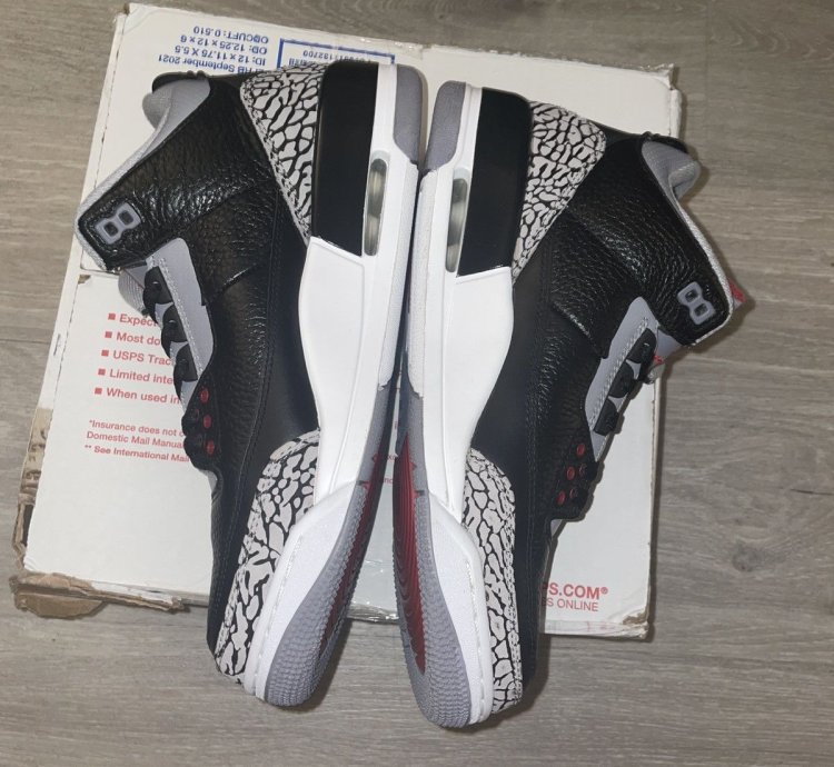 Ds 2011 Air Jordan 3 Black Cement