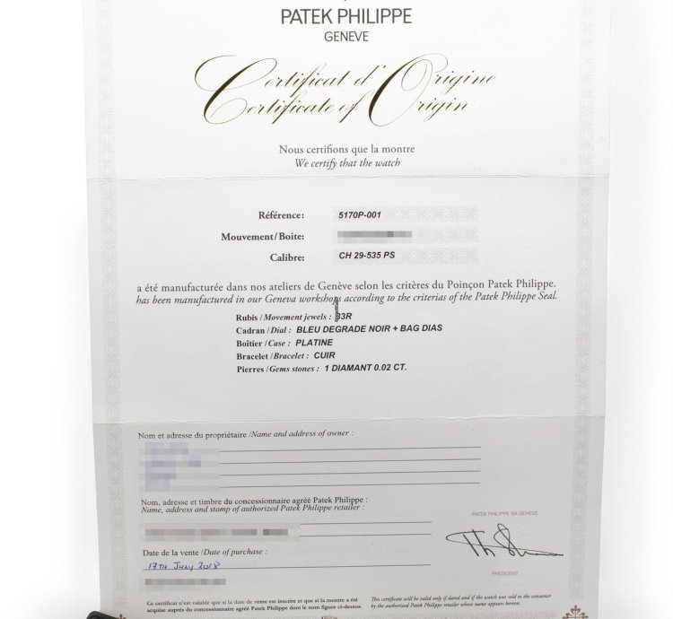 Patek Philippe Chronograph 5170p-001