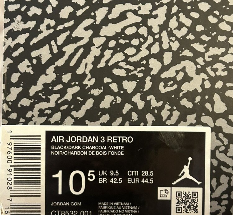 Ds Jordan 3 Black Cat