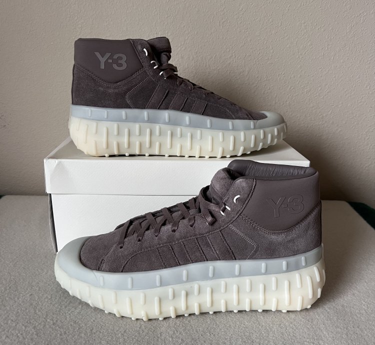 Adidas -3 Gr 1p High In Brown Suede