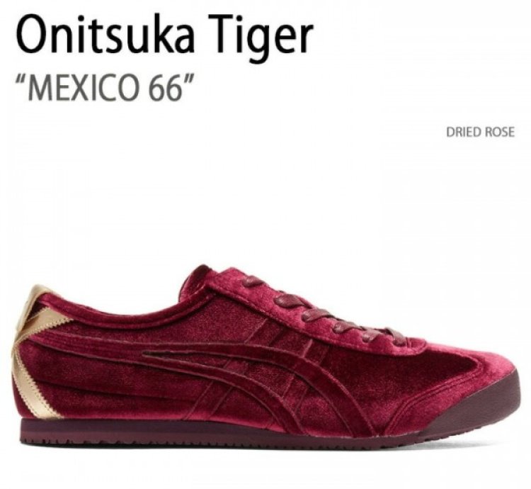 Onitsuka Tiger Mexico 66 Red Velvet Authentic Sneakers
