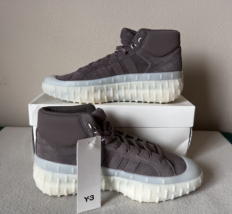 Adidas -3 Gr 1p High In Brown Suede