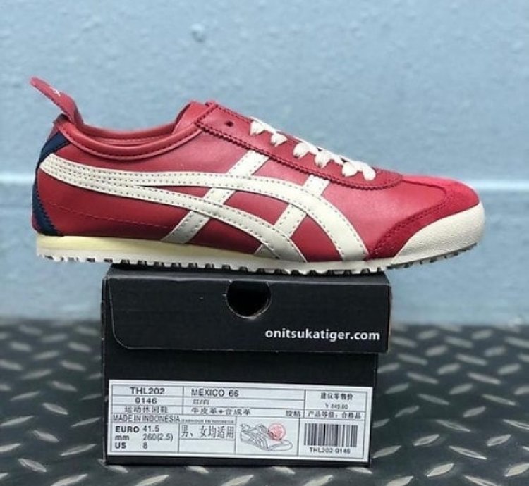 Onitsuka Tiger Mexico 66 Red White Sneakers