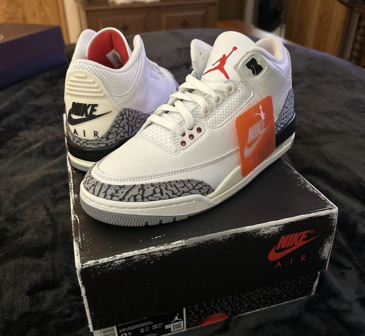 Ds Jordan 3 White Cement Reimagined