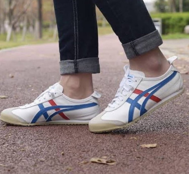 Onitsuka Tiger Mexico 66 White Blue Sneakers