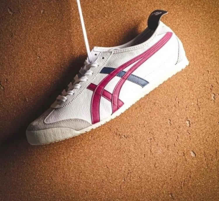 Onitsuka Tiger Mexico 66 White Dried Berry Sneakers
