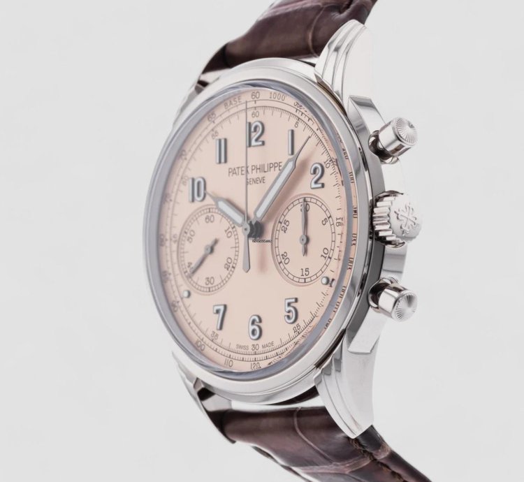 Patek Philippe Chronograph 5172g Salmon 18k White Gold