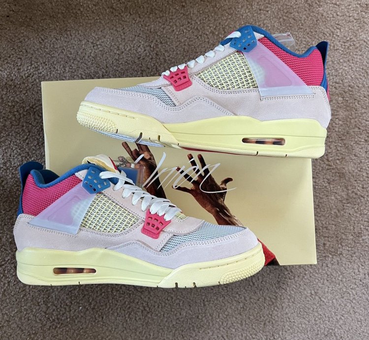 Ds Union Jordan 4 Guava Ice