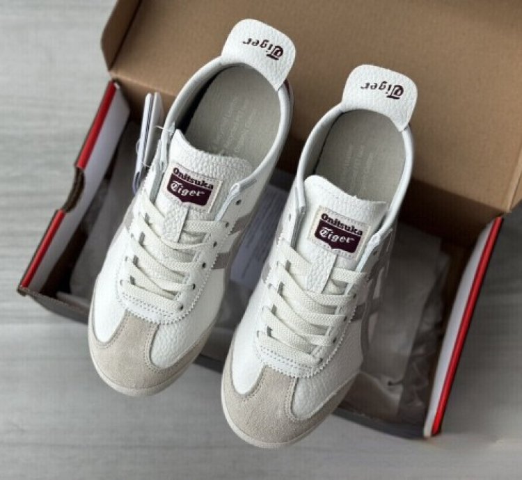 Onitsuka Tiger Mexico 66 White Grey Berry Sneakers