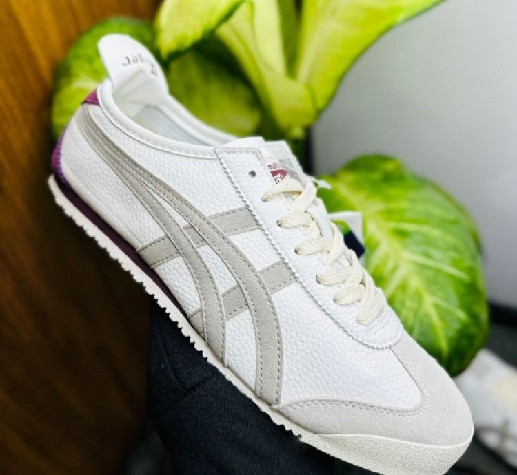 Onitsuka Tiger Mexico 66 White Grey Berry Sneakers