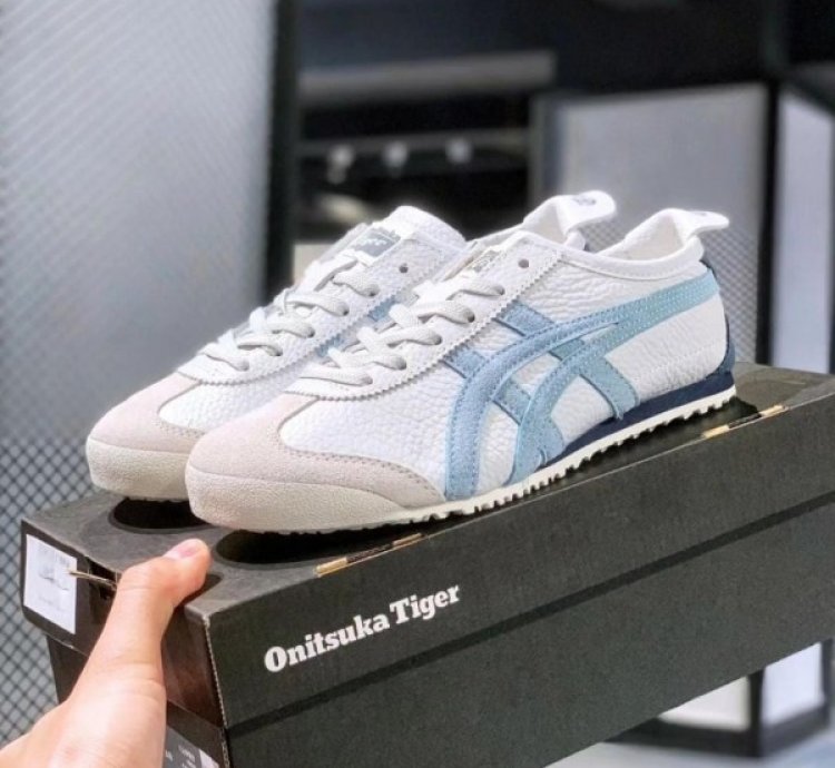 Onitsuka Tiger Mexico 66 White Mint Blue Sneakers