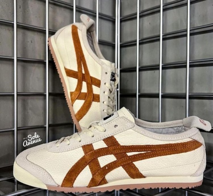 Onitsuka Tiger Mexico Cream Orange Sneakers