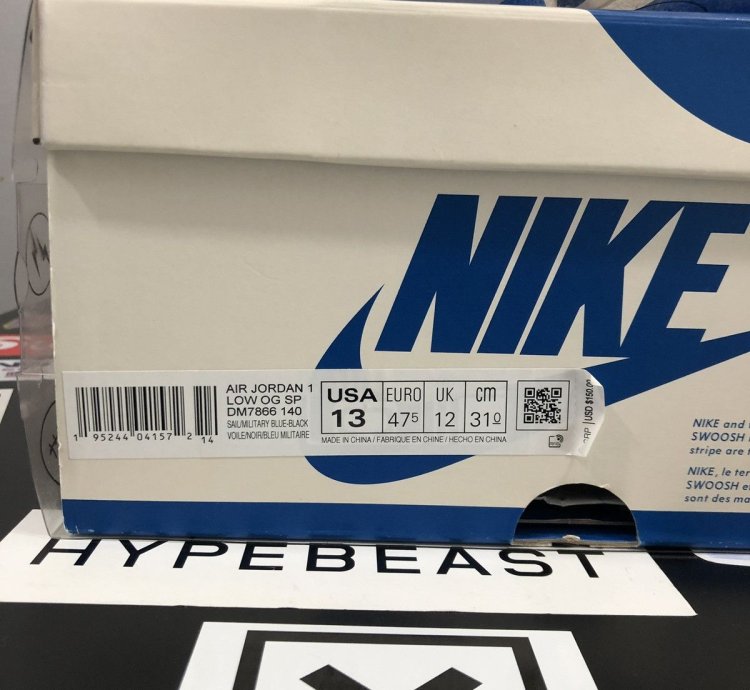 Fragment Travis Scott Air Jordan 1 Low Og Sp