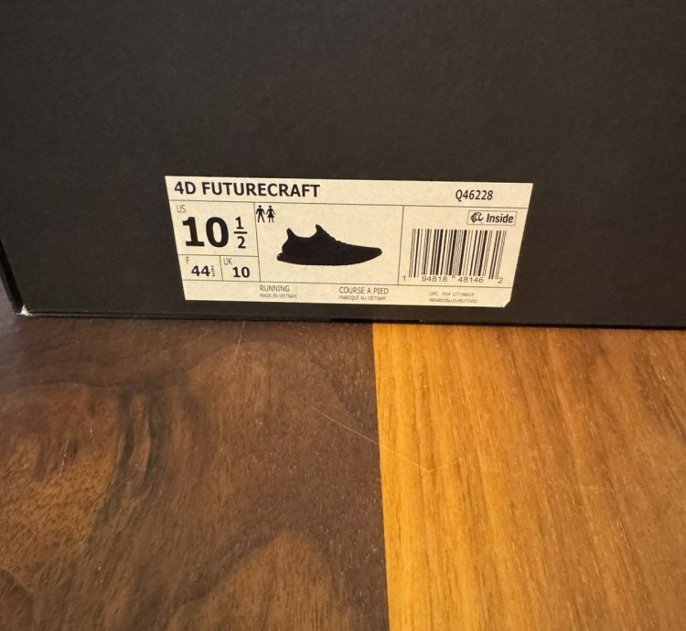Adidas Futurecraft 4d Carbon Black - 10 5