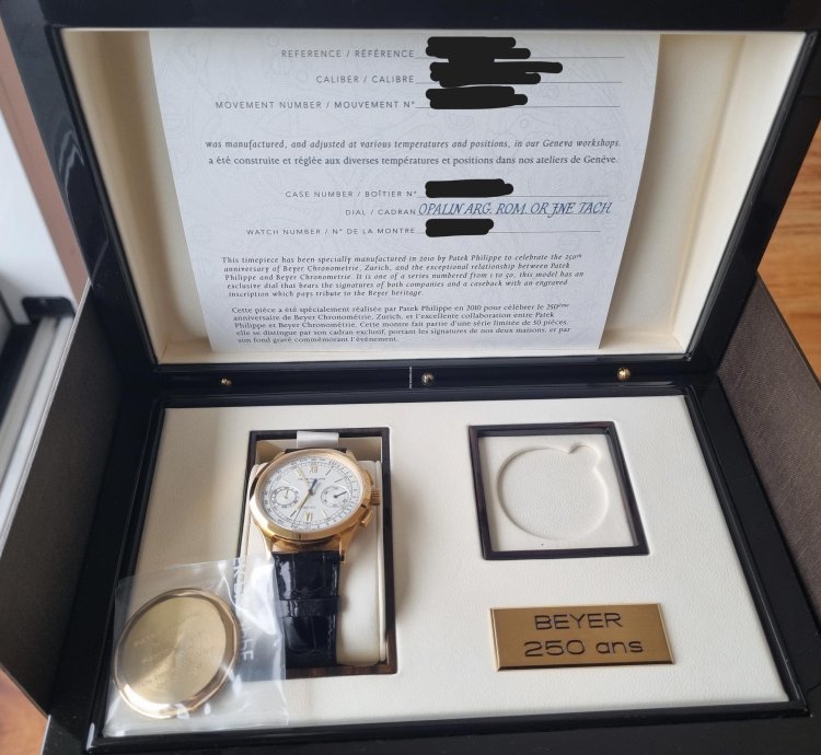 Patek Philippe Chronograph Beyer Limited Edition - Chronograph