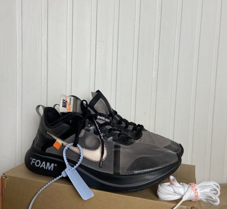 Used Nike Zoom Fly Off White Black Size 10us