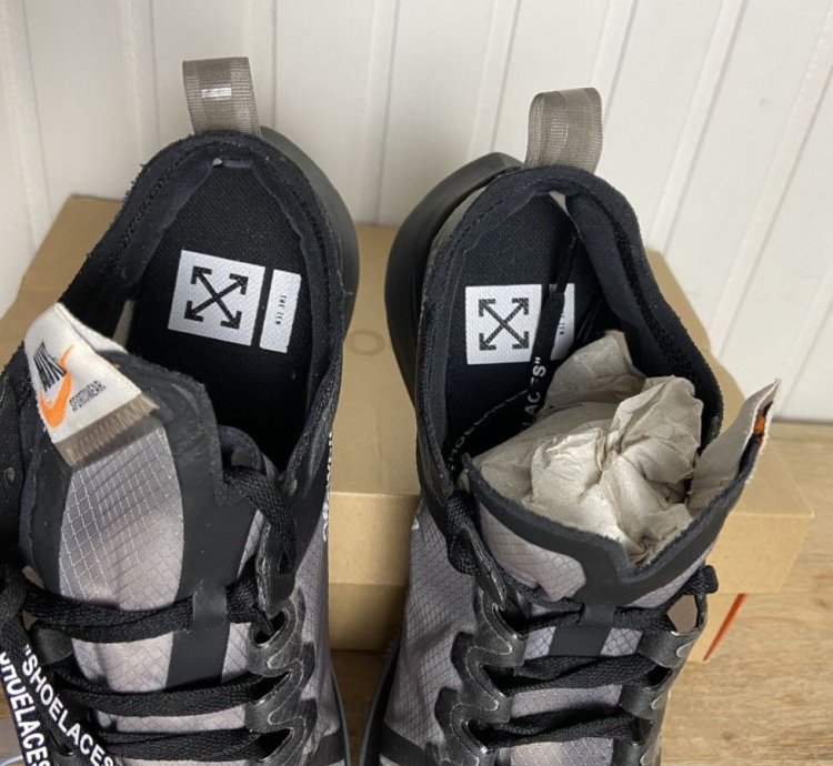 Used Nike Zoom Fly Off White Black Size 10us