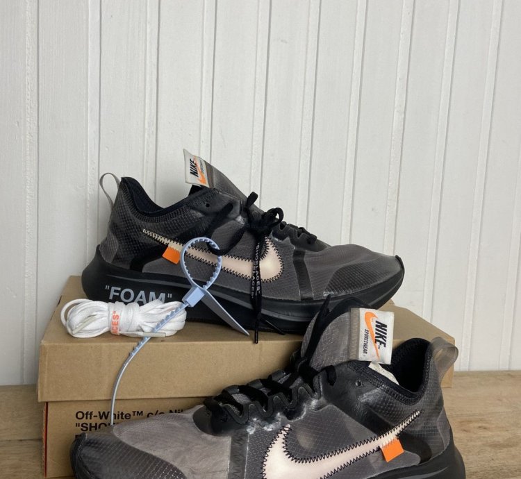 Used Nike Zoom Fly Off White Black Size 10us