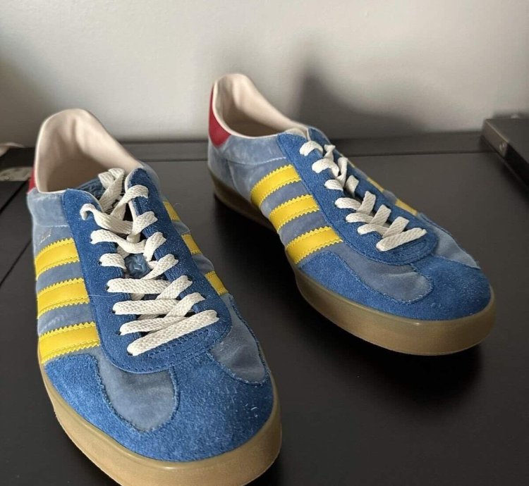 Adidas Gucci Gazelle Blue - 9
