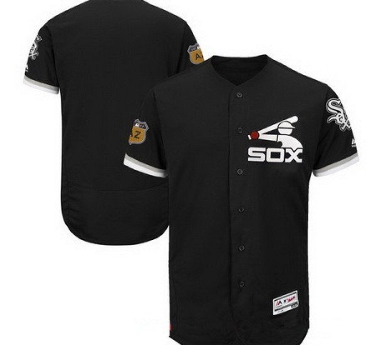 Chicago White Sox Majestic Black 2017 Spring Training Flex Base Stitched Mlb Custom Jersey