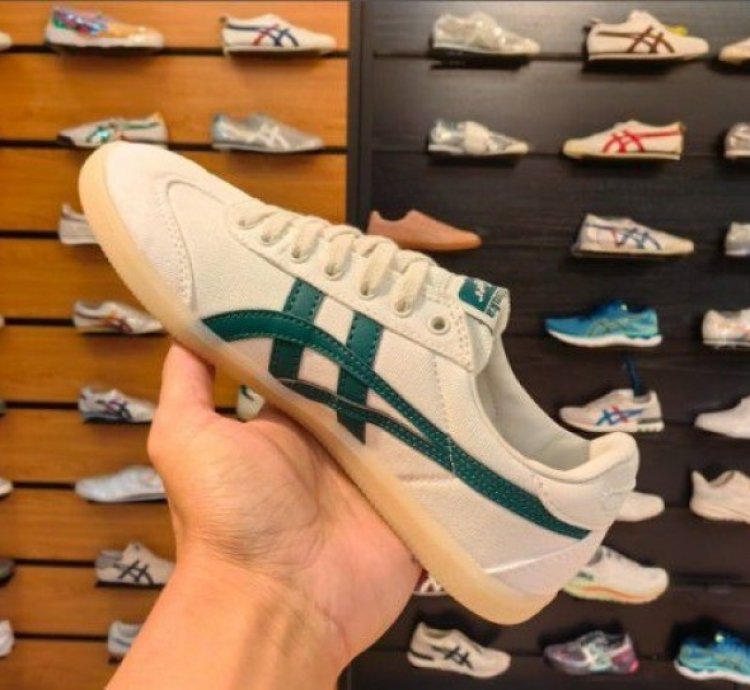Onitsuka Tiger Tokuten Canvas White Green Sneakers