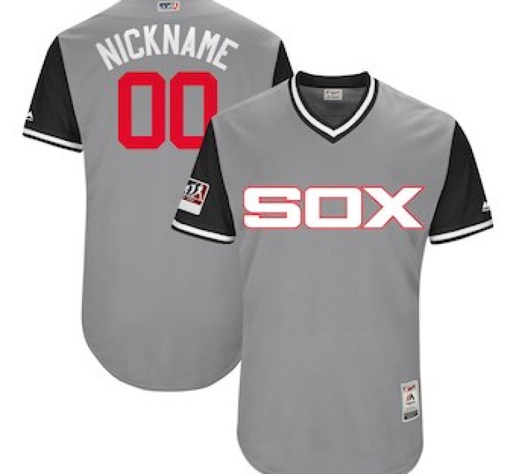 Chicago White Sox Majestic Gray 2018 Players Weekend Flex Base Custom Jersey