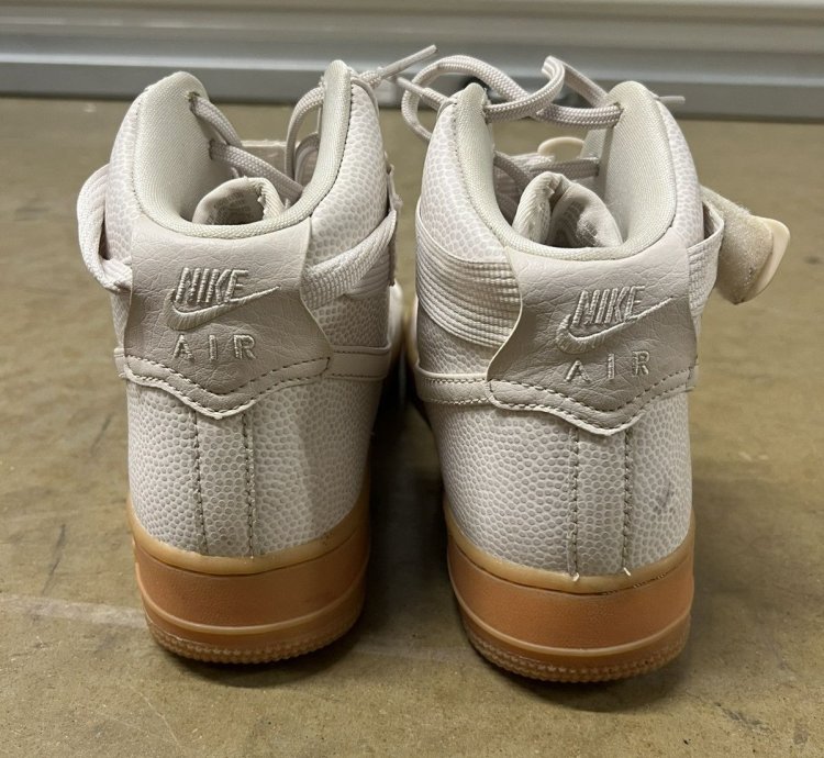 Vintage Nike Air Force 1 High Gum Bottom Utility Strap Shoes