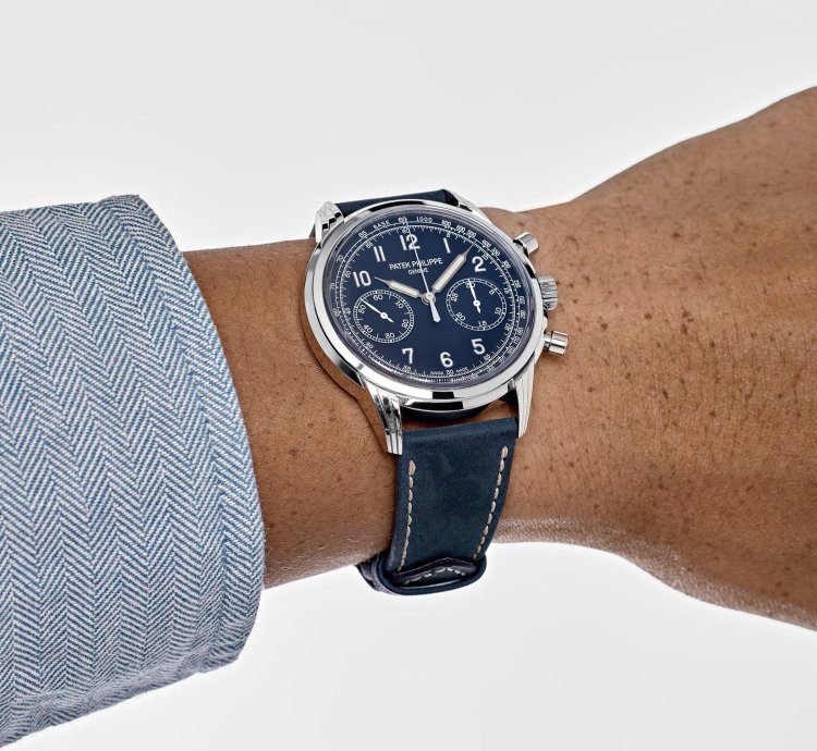 Patek Philippe Chronograph Complications 5172g-001 Chronograph White Gold Blue Dial 2020