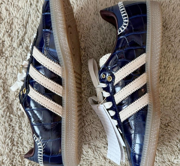 Adidas Originals By Wales Bonner Samba Navy