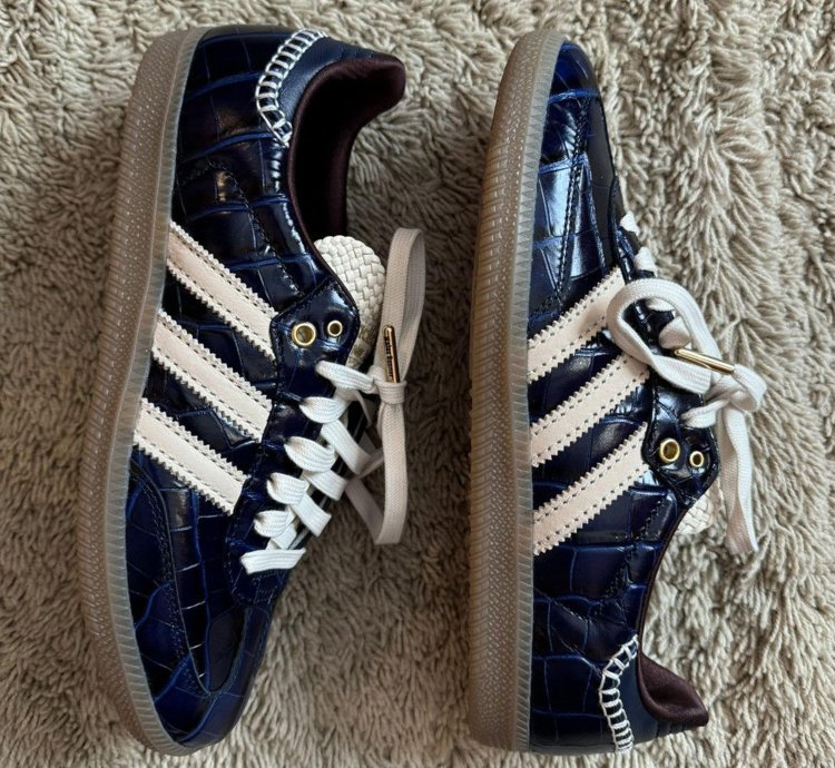 Adidas Originals By Wales Bonner Samba Navy