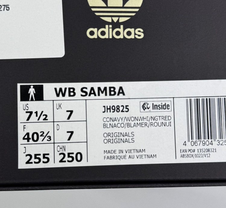 Adidas Originals By Wales Bonner Samba Navy