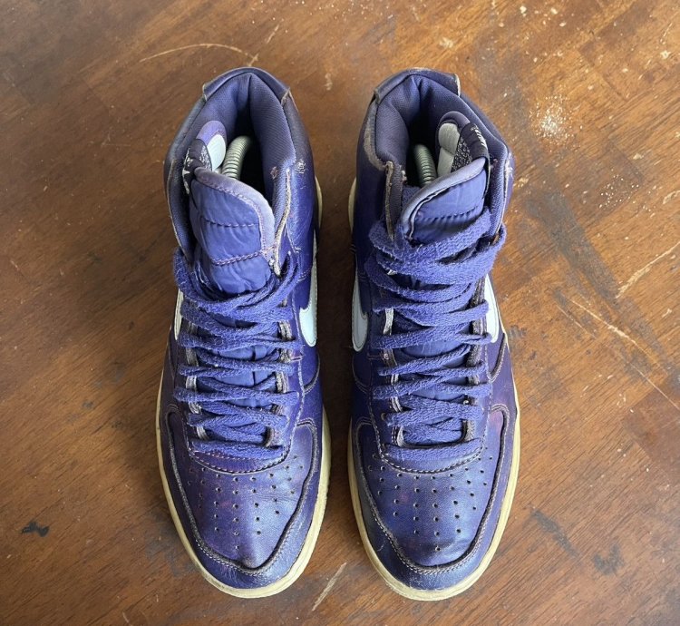 Vintage Nike Air Force 1 High Purple 1993