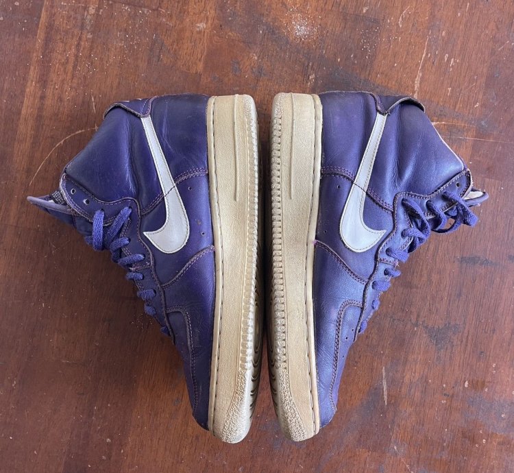 Vintage Nike Air Force 1 High Purple 1993