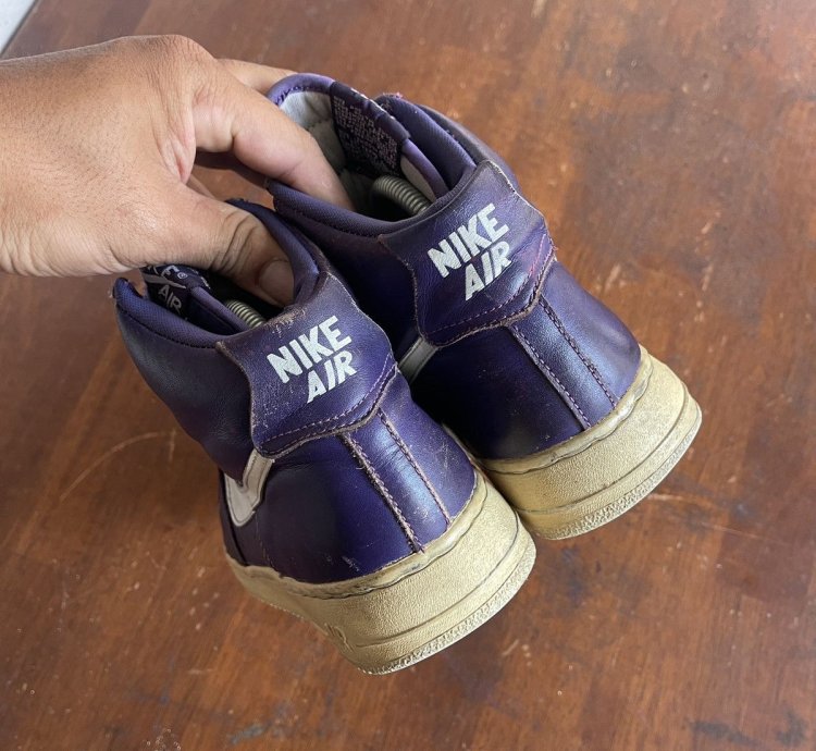 Vintage Nike Air Force 1 High Purple 1993