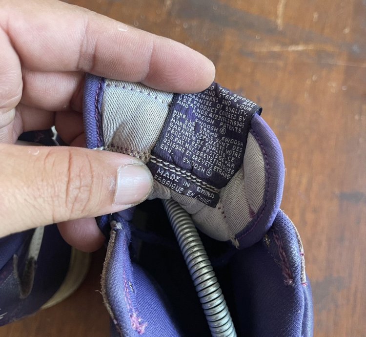 Vintage Nike Air Force 1 High Purple 1993