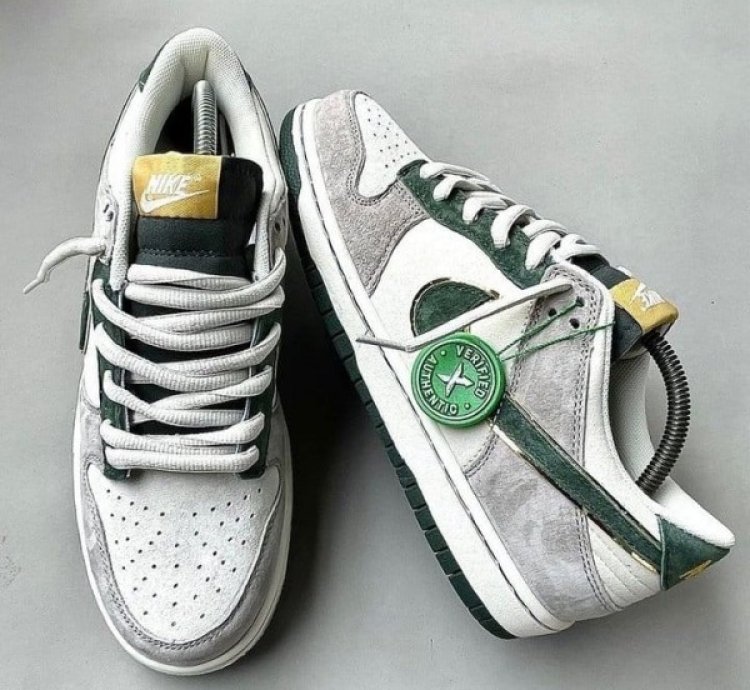 Otomo Katsuhiro X Nike Sb Dunk Low Steamboy Ost Grey Green Sneakers