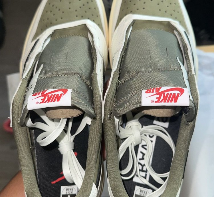 Jordan 1 Retro Low travis Scott Medium Olive