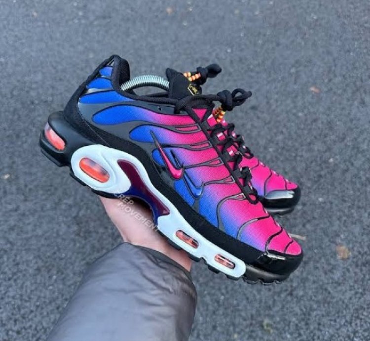 Patta X Fc Barcelona X Nike Air Max Plus Purple Blue Running Shoes