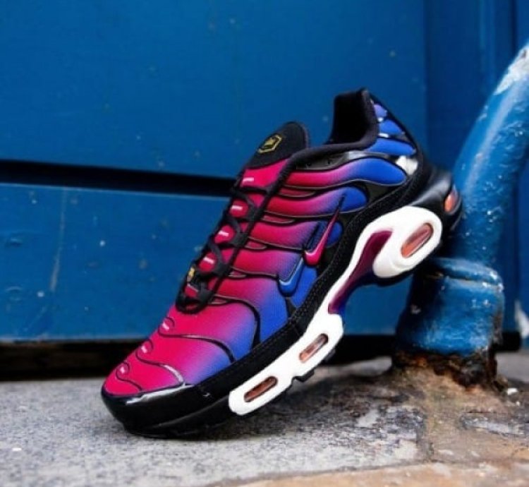 Patta X Fc Barcelona X Nike Air Max Plus Purple Blue Running Shoes