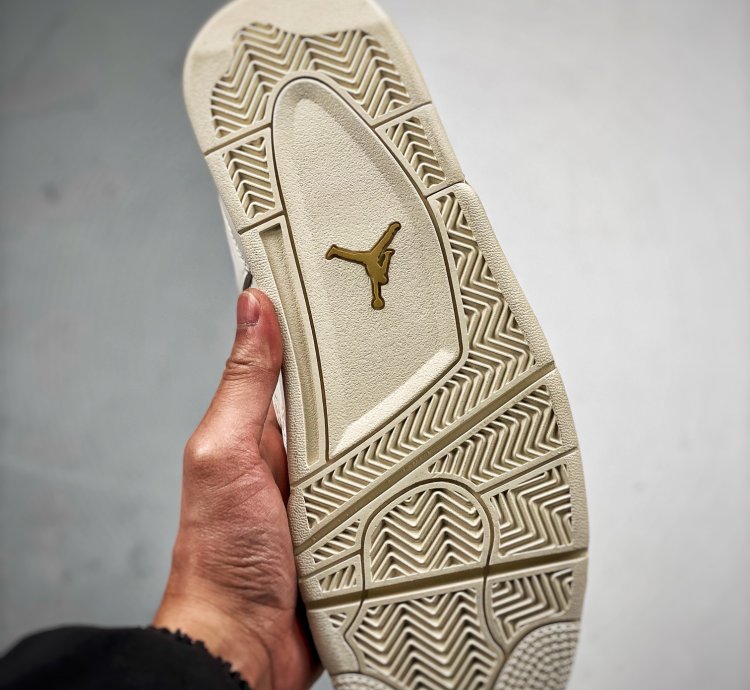 Nike Air Jordan 4 White Gold